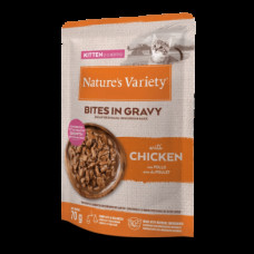NV CAT WET ORIGINAL PED EM MOLHO KITTEN FRANGO 70GR